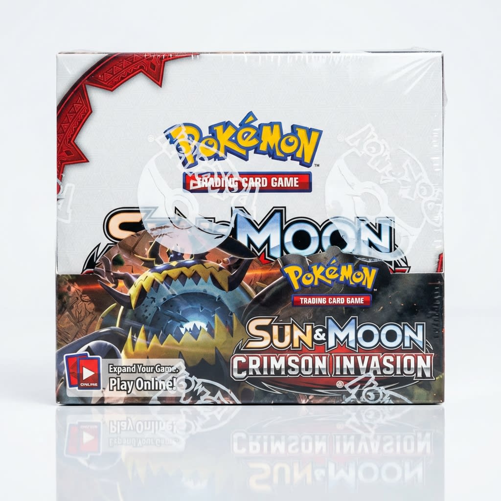 Pokemon TCG Sun and Moon Crimson Invasion Booster Display Box (36 Packs ...
