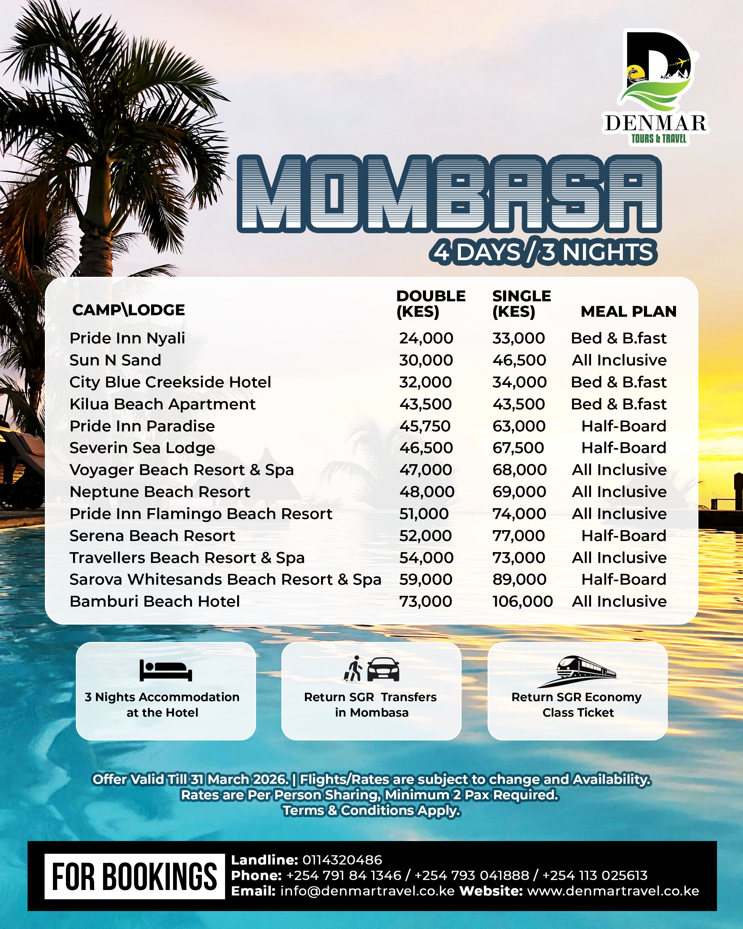 Mombasa 3 Nights