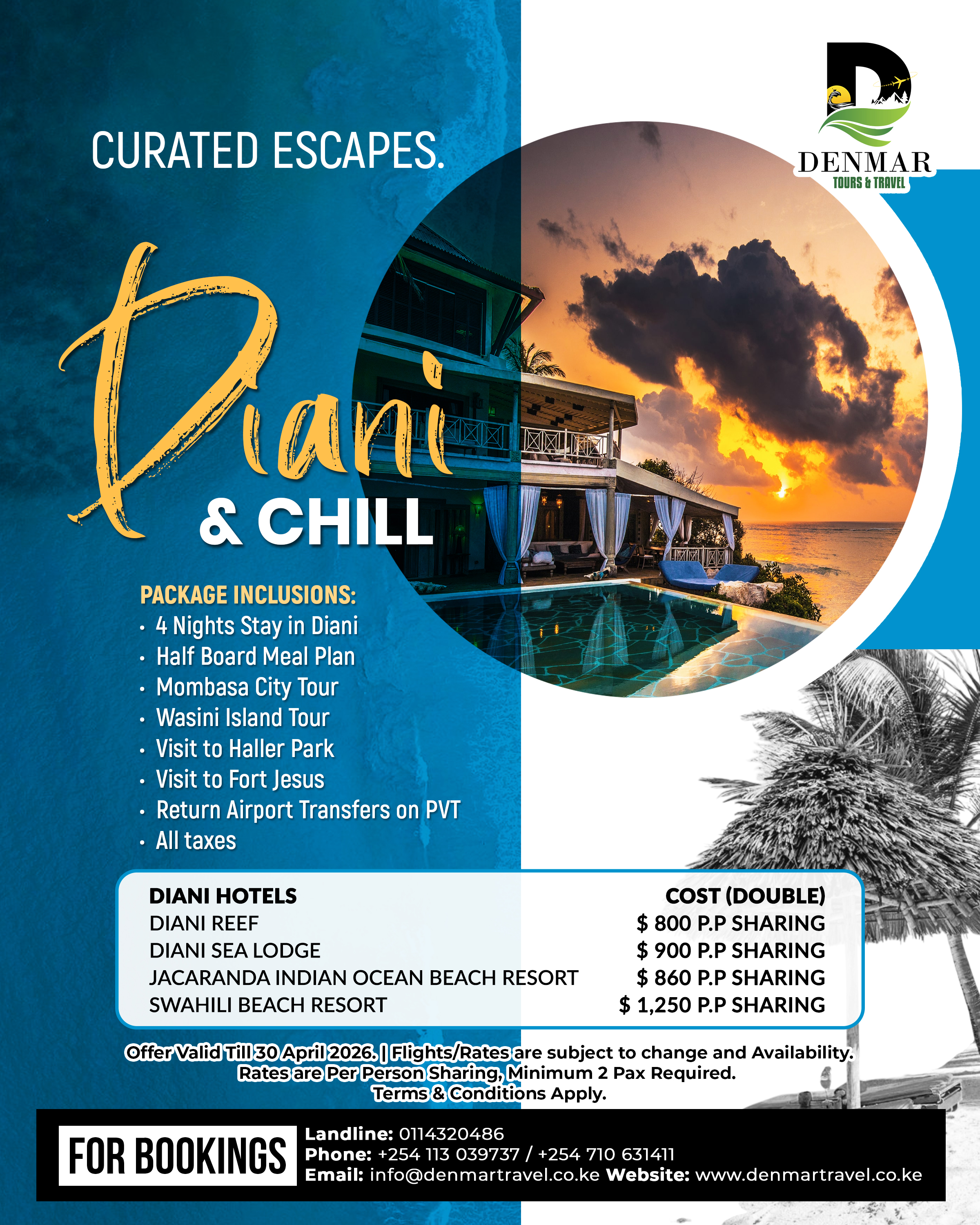 Diani Chill & Easter Holiday