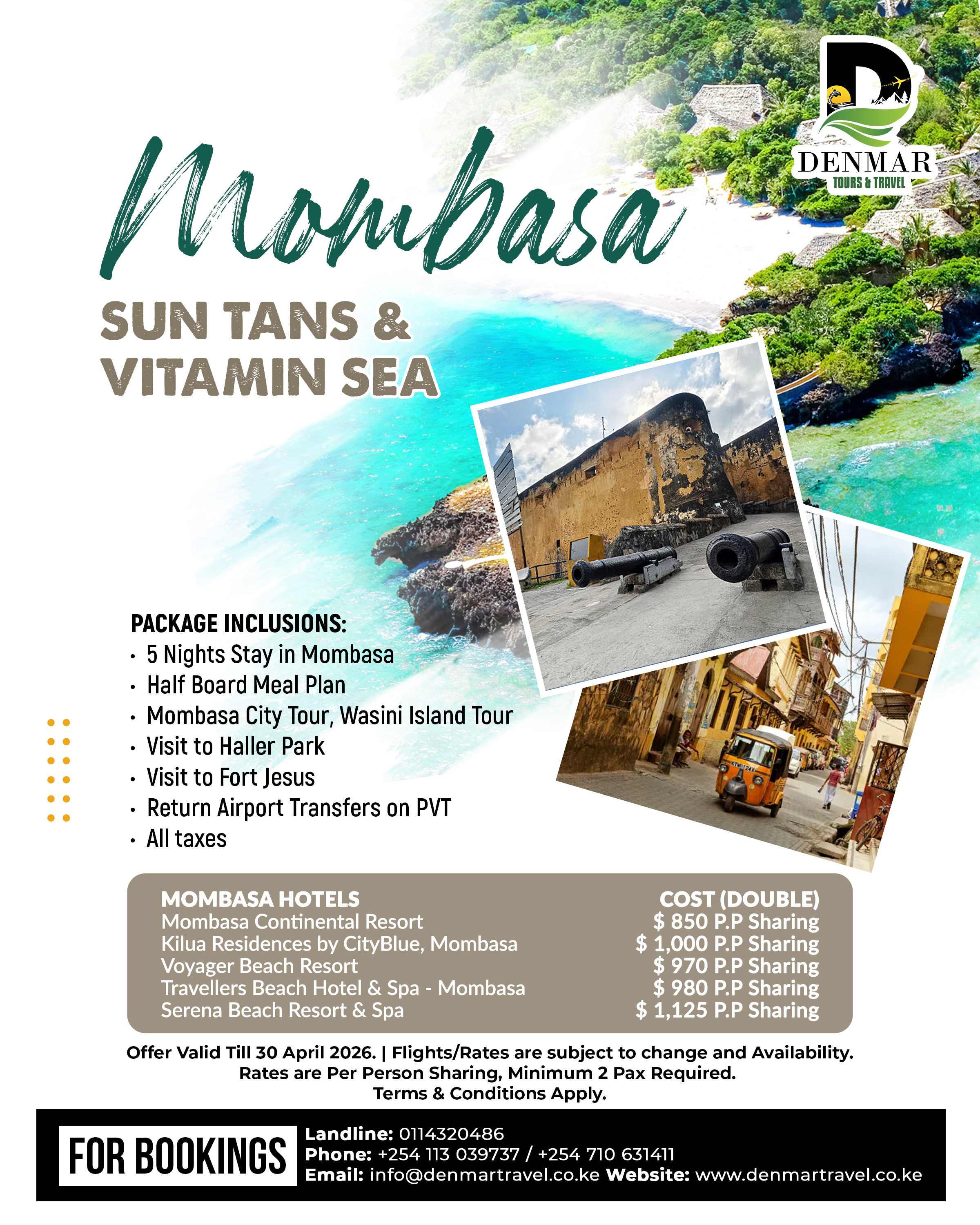 Mombasa Sun Tans & Vitamin Sea