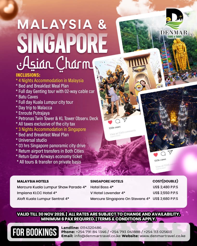 Malaysia & Singapore Asian Charm — 8 Days / 7 Nights