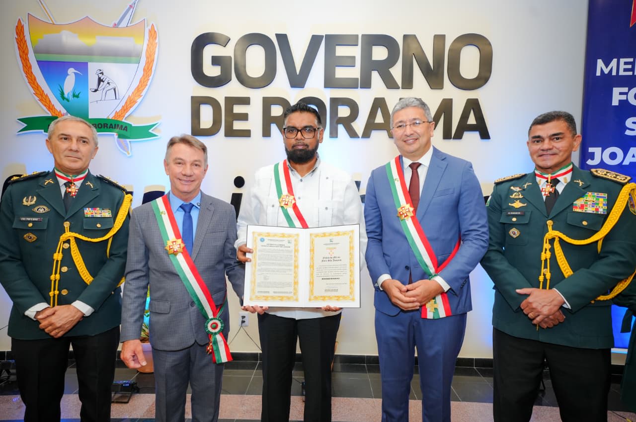 President Ali receives Government of Roraima’s highest award