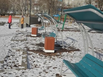 В Петропавловске-Камчатском построили новый сквер на пустыре