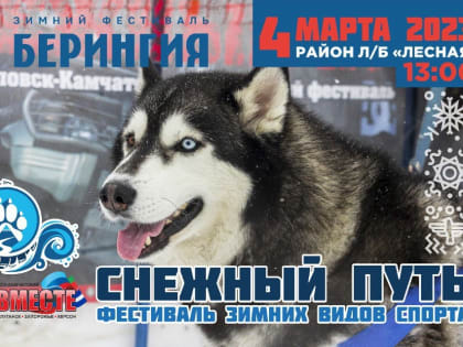 Жителям Камчатки предлагают провести выходной на фестивале зимних видов спорта «Снежный путь #МыВместе»