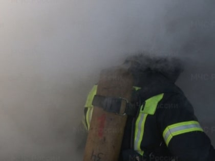 На Камчатке полностью сгорела деревянная баня