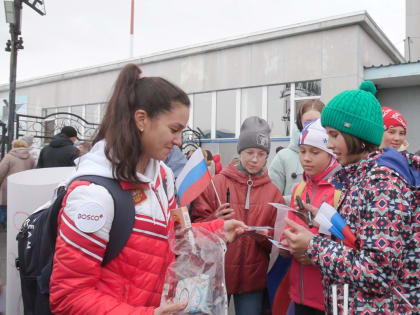 Олимпийская чемпионка с Камчатки Вероника Степанова вернулась домой