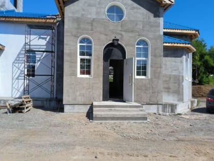 В Вилючинске завершается строительство храма Андрея Первозванного