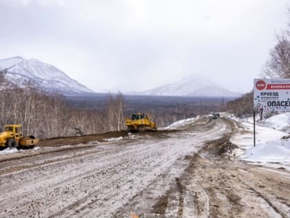 На Камчатке с мая ограничат движение по строящейся мутновской дороге
