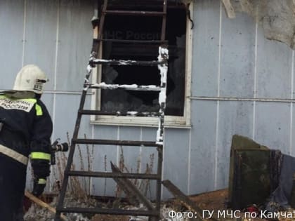 В Петропавловске при пожаре в частном доме пострадал мужчина