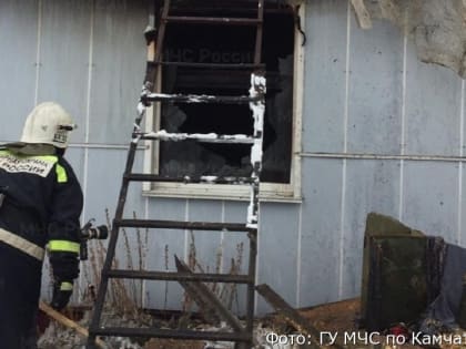 В Петропавловске при пожаре в частном доме пострадал мужчина