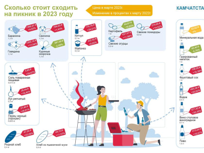 Устроить пикник с барбекю на Камчатке за год стало дороже примерно на 15% - Камчатстат