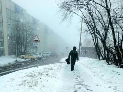 Снег, дождь и град: столица Камчатки во власти циклона