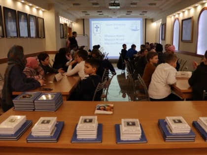Интеллектуальная игра для участников Детской Литургии прошла в Кафедральном соборе