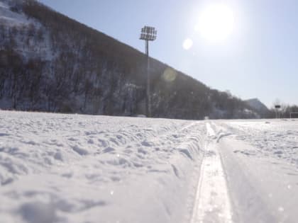 В столице Камчатки на стадионе "Спартак" проложили новую бесплатную лыжню 