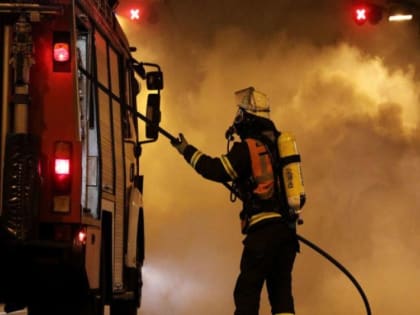 Камчатские пожарные ночью пять часов боролись с огнем в овощехранилище