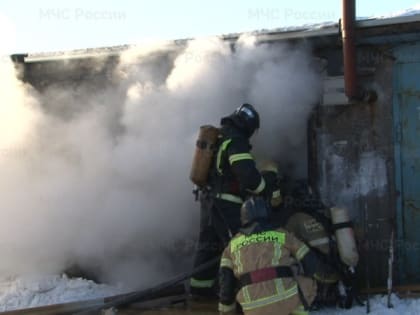 Пожарные отстояли от огня дачу на Камчатке