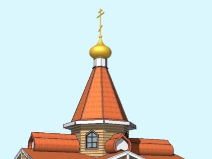 Изготовлен домокомплект храма свт. Иоасафа Белгородского для села Тиличики