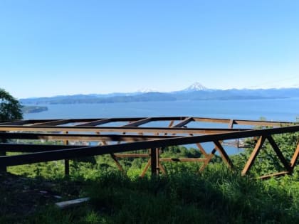 На Петровской сопке продолжается реконструкция смотровой площадки