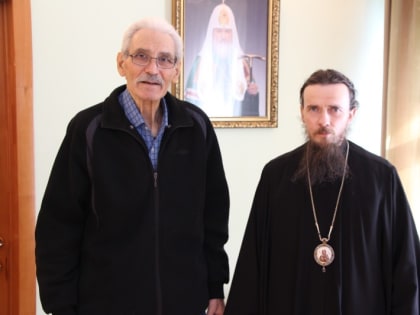 Архиепископ Феодор поздравил Артура Изосимовича Белашова с юбилеем