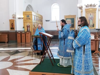 «Радуйся, Невесто Неневестная» — Параклисис Пресвятой Богородице в Кафедральном соборе