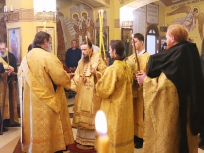 Всенощное бдение в канун Недели 3-ей по Пятидесятнице