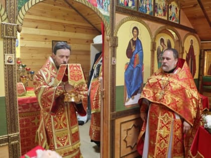 В праздник свт. Луки архиепископ Феодор совершил Литургию в храме г. Елизово