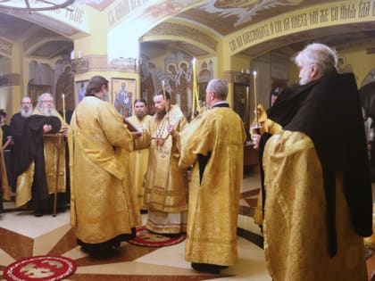 Всенощное бдение в канун праздника Тихвинской иконы Пресвятой Богородицы