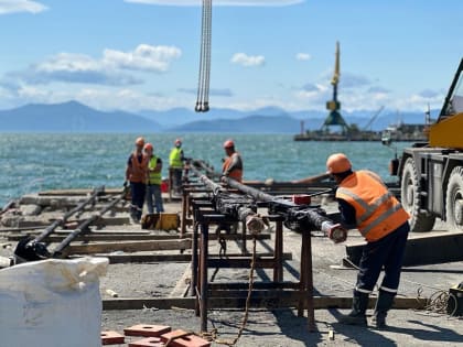 В Петропавловске-Камчатском продолжаются работы по реконструкции морского порта