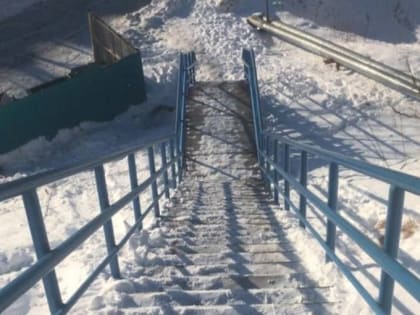 В Петропавловске нашли подрядчика для расчистки лестниц