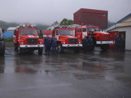 Новые пожарные машины для Камчатки