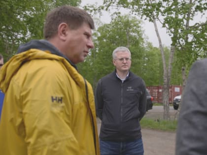 Глава Камчатки осмотрел ход строительства санатория «Жемчужина Камчатки» и образовательного центра «Экосистема»