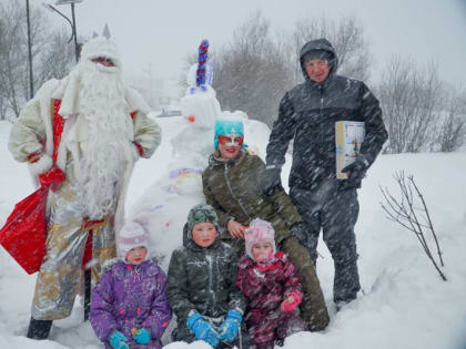 В Петропавловске подведены итоги конкурса "Аллея снеговиков"
