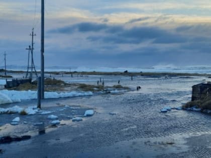 На северо-восточном побережье Камчатки ожидается перелив песчаной косы морской водой