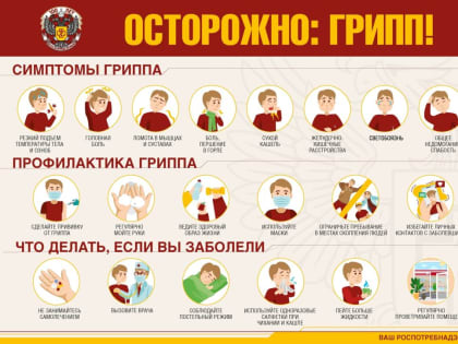 ПРОФИЛАКТИКА ГРИППА – СОВЕТЫ РОСПОТРЕБНАДЗОРА