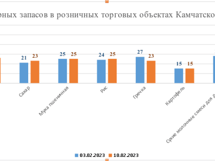 Запасы товаров первой необходимости в розничных торговых объектах региона имеются в достаточном количестве
