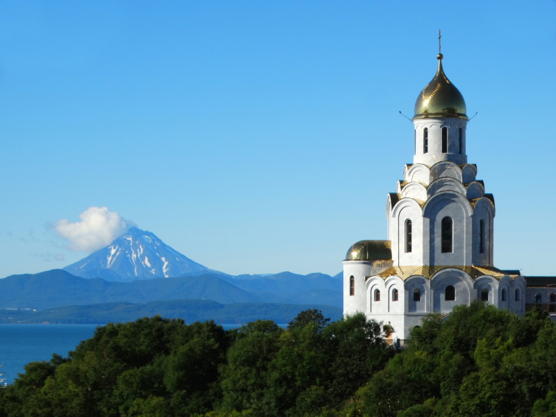 Часовня в Петропавловске Камчатском 2020