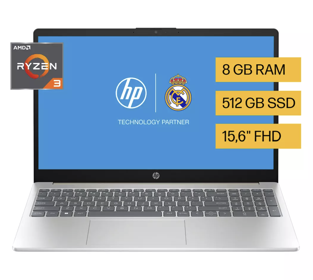 Notebook HP 15-fc0010la 15.6" AMD Ryzen 5 16GB 512GB SSD