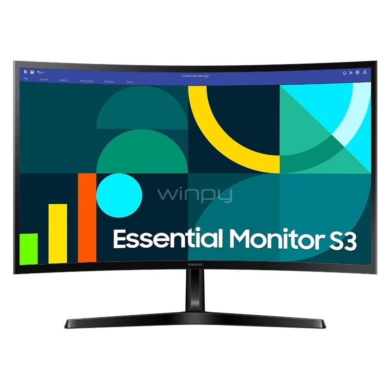 Monitor Samsung 27" Curvo 75Hz S36GD