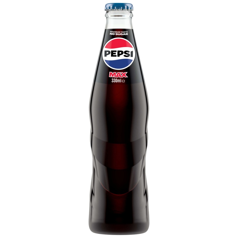 Pepsi max í gleri