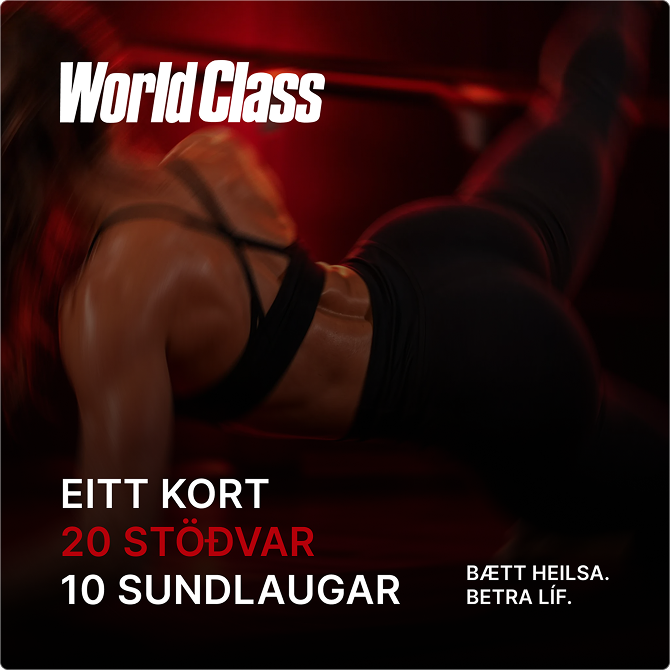 World Class: One card, 20 gyms, 10 swimming pools. Better health. Better life.