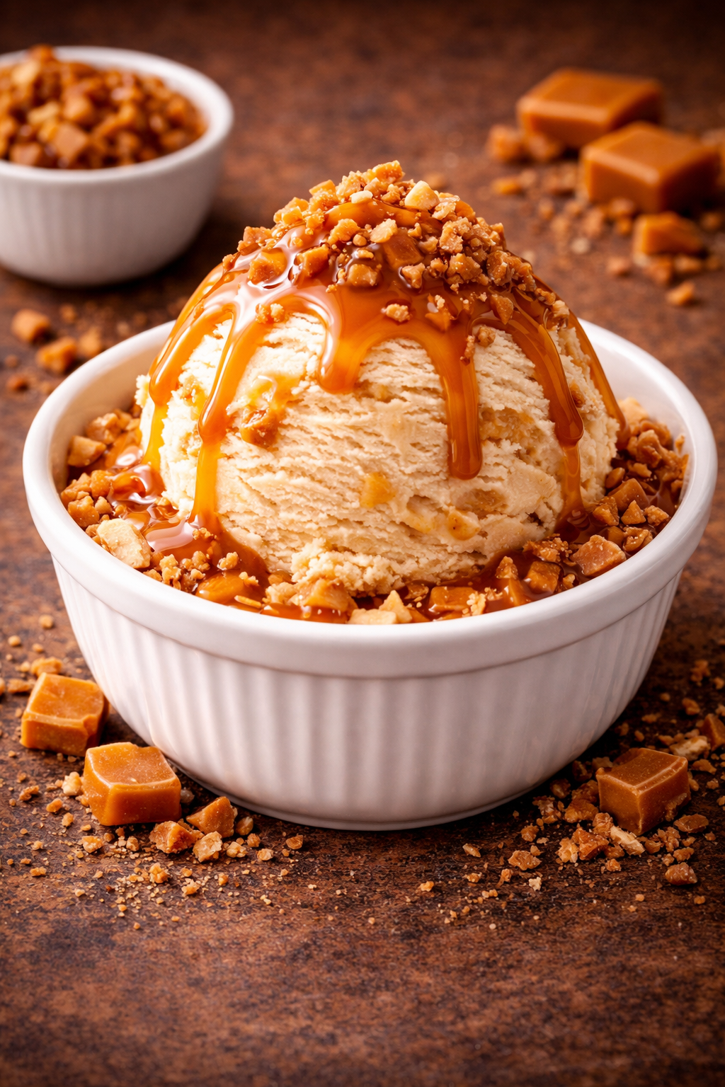 Caramel Ice Cream Scoop