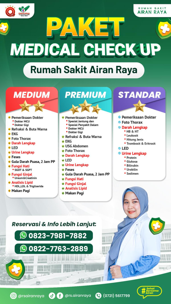 Medical Check-Up (MCU) Paket Standar