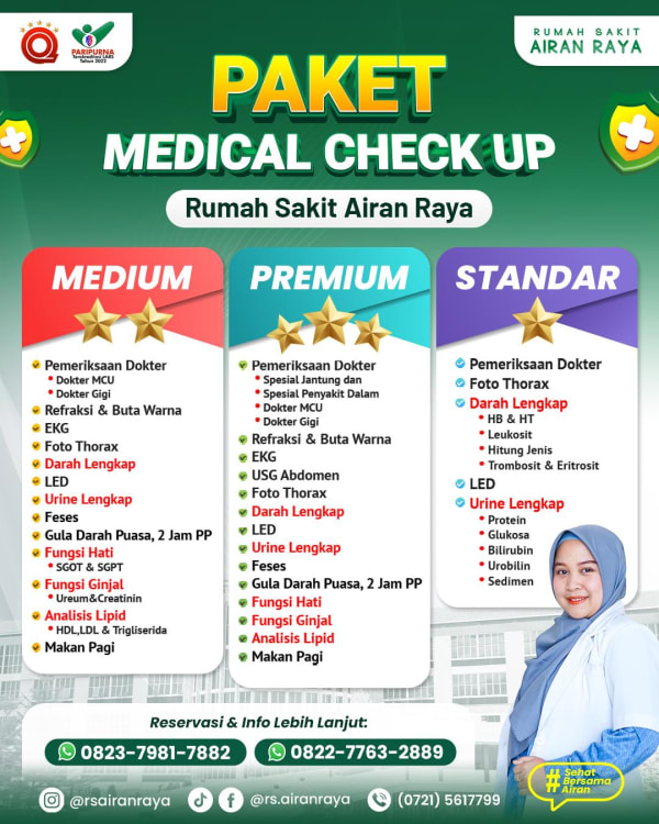 Medical Check-Up (MCU) Paket Standar