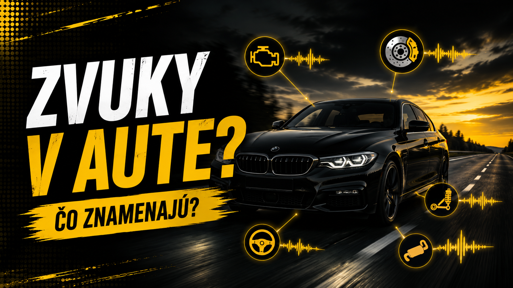 Zvuky v aute: čo znamená každý zvuk a kedy sa báť (2026)