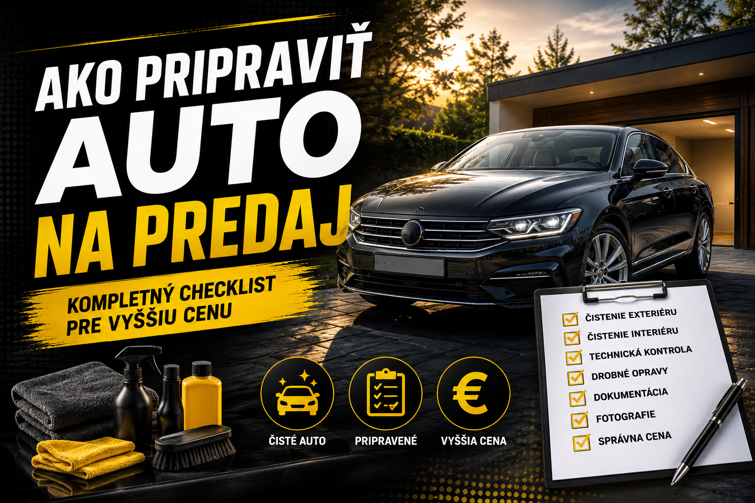 Ako pripraviť auto na predaj 2026: kompletný checklist pre vyššiu cenu