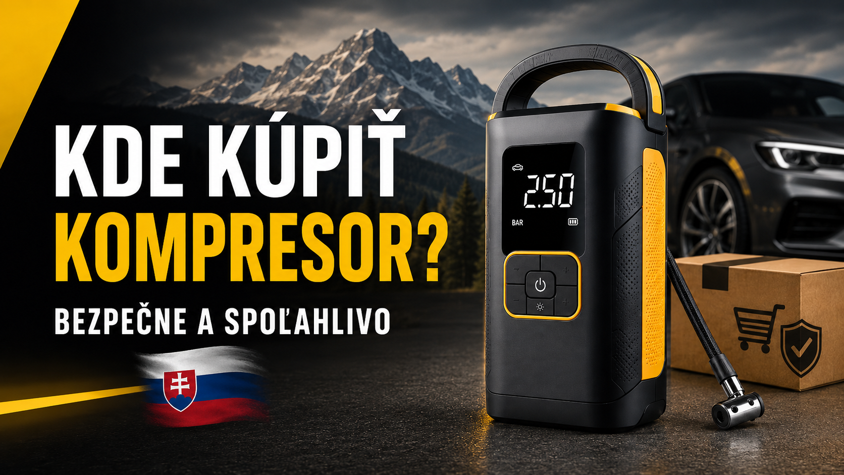 Kde kúpiť automobilový kompresor 2026: na čo si dať pozor a kde nakúpiť spoľahlivo