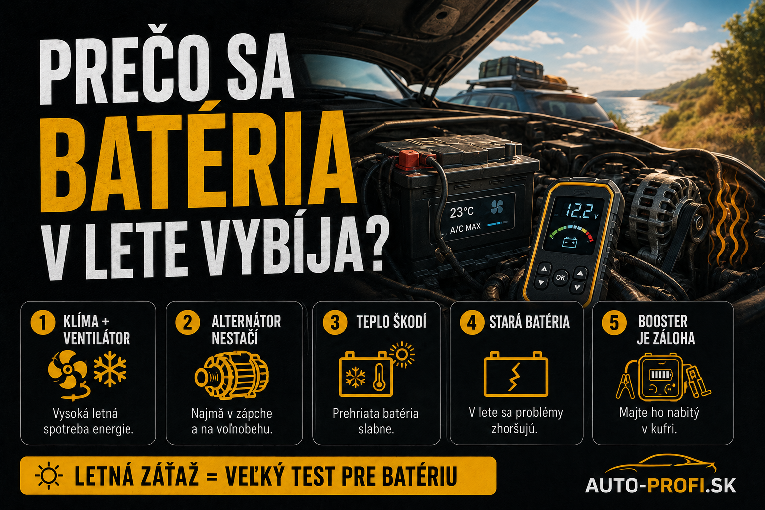 Prečo sa batéria vybíja v lete priamo počas jazdy 2026