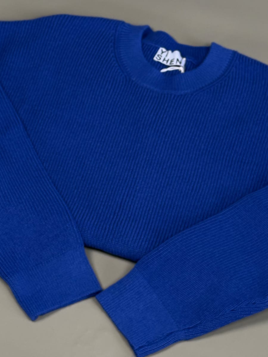 Basic round neck sweatshirt view 3