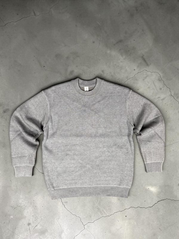 Textured sweatshirt