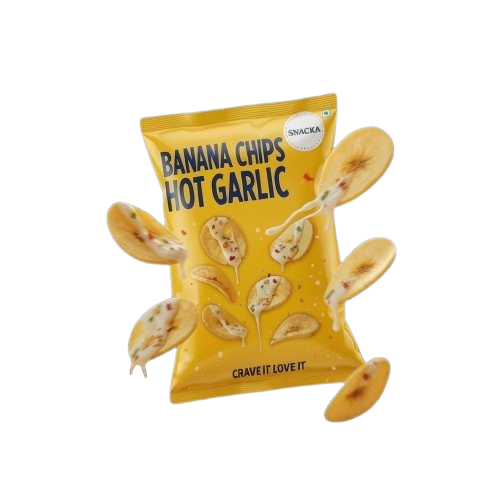 SNACKA Hot Garlic Yellow Pack